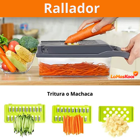 Picadora de verduras multifuncional 14 en 1